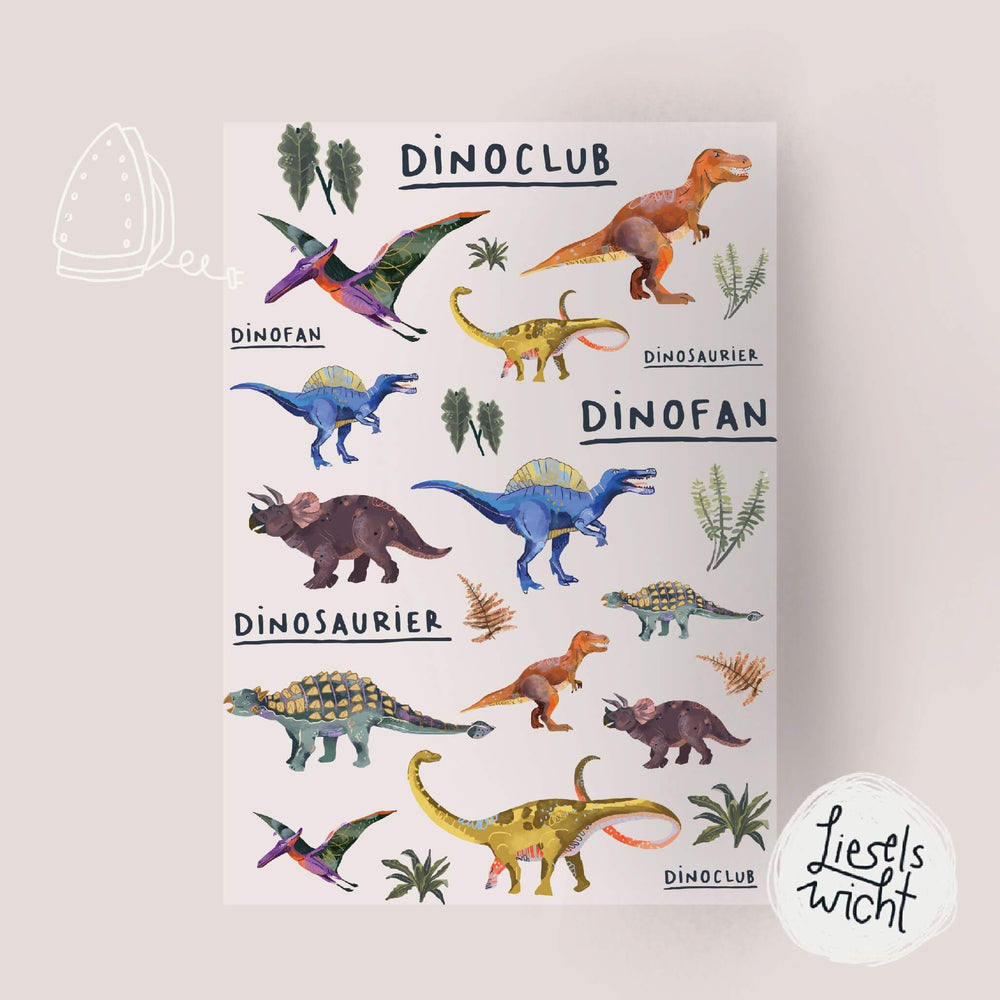 Bügelbilder Dinos