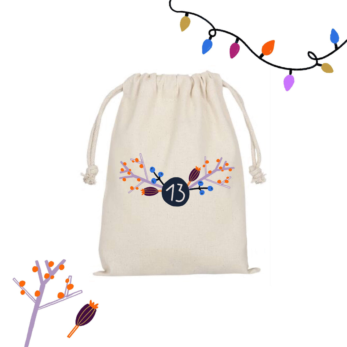Bügelbilderset für den Adventskalender - mini
