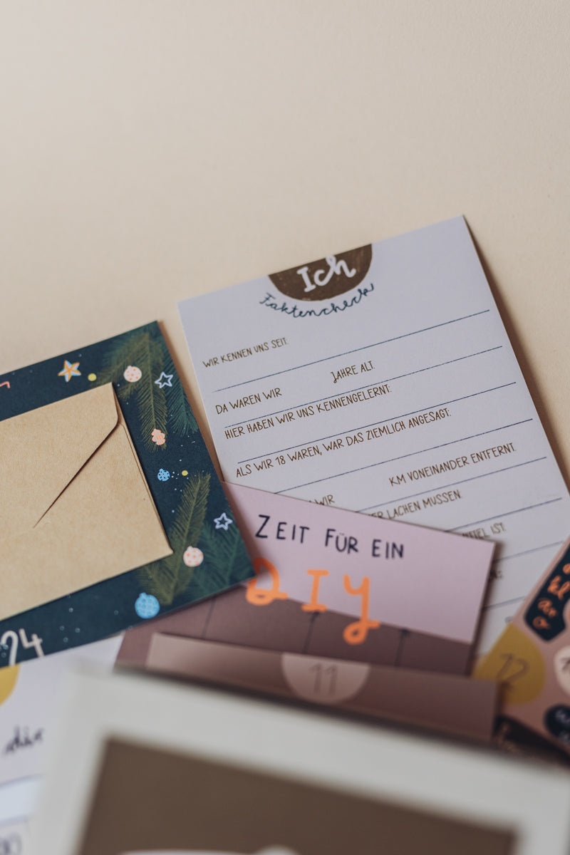 Adventskalender zum Verschenken - 24 x Post für Dich