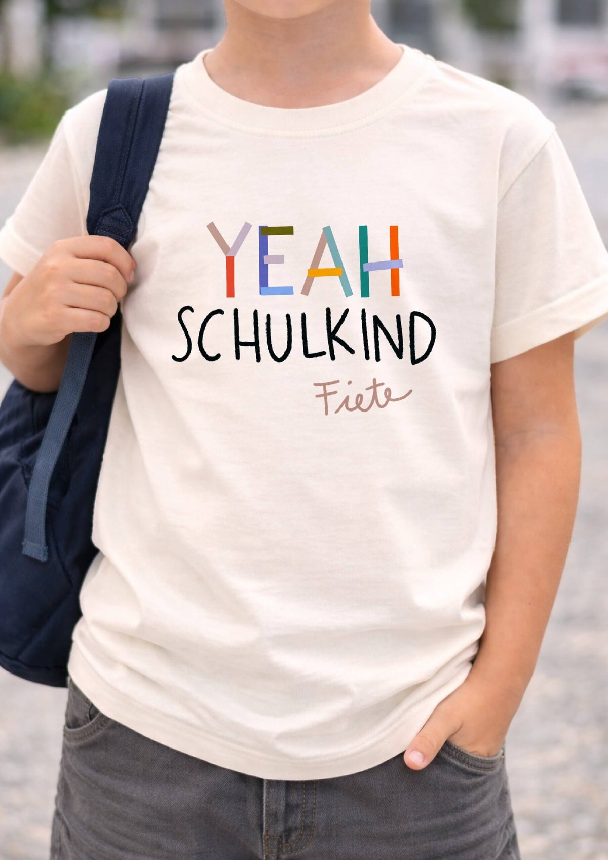 Schulkindbügelbilder Kitaabschluss - individualisierbar - Gruppenbestellung