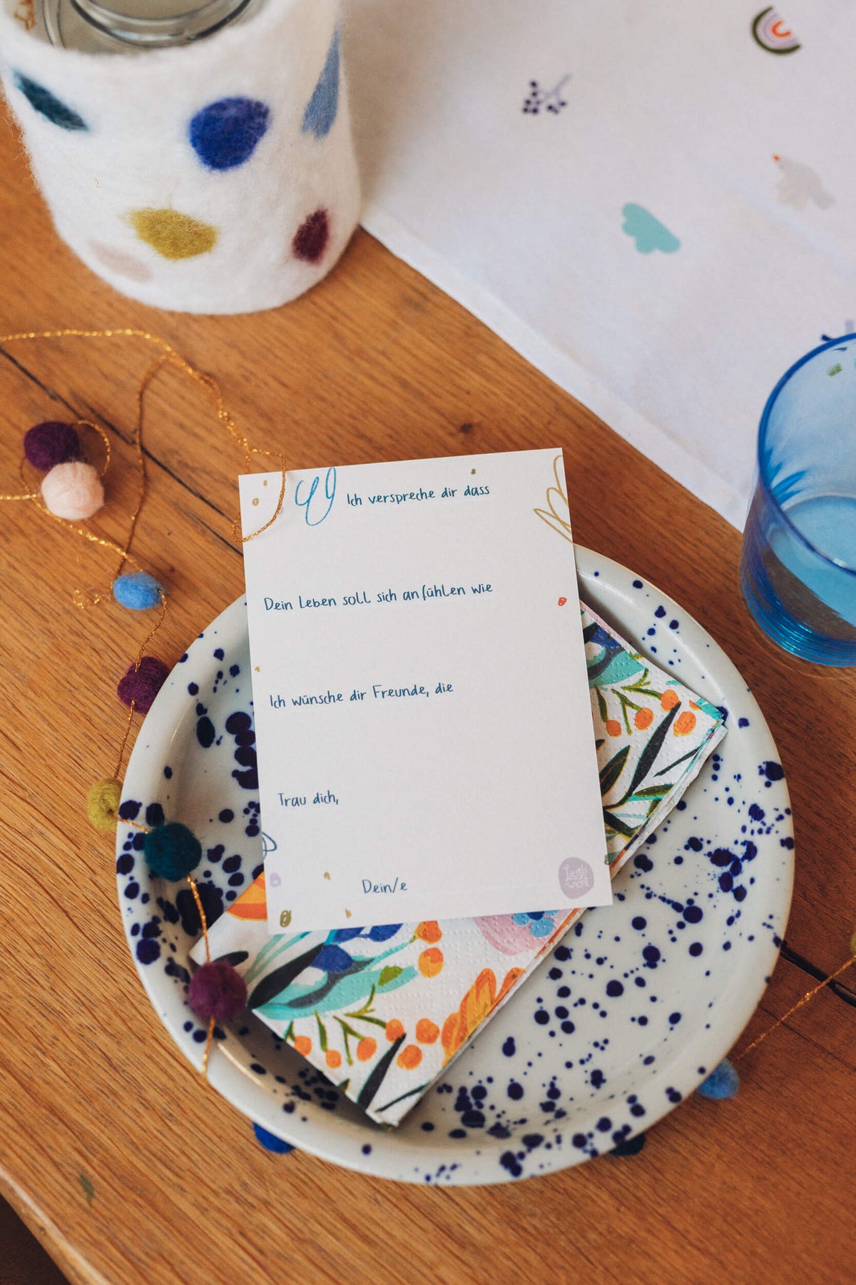 10 Wünschekarten - Nachfüllset für Wünschebox