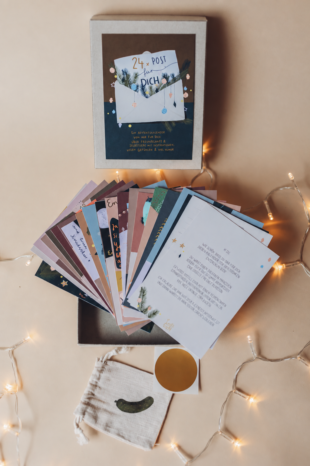 Adventskalender zum Verschenken - 24 x Post für Dich