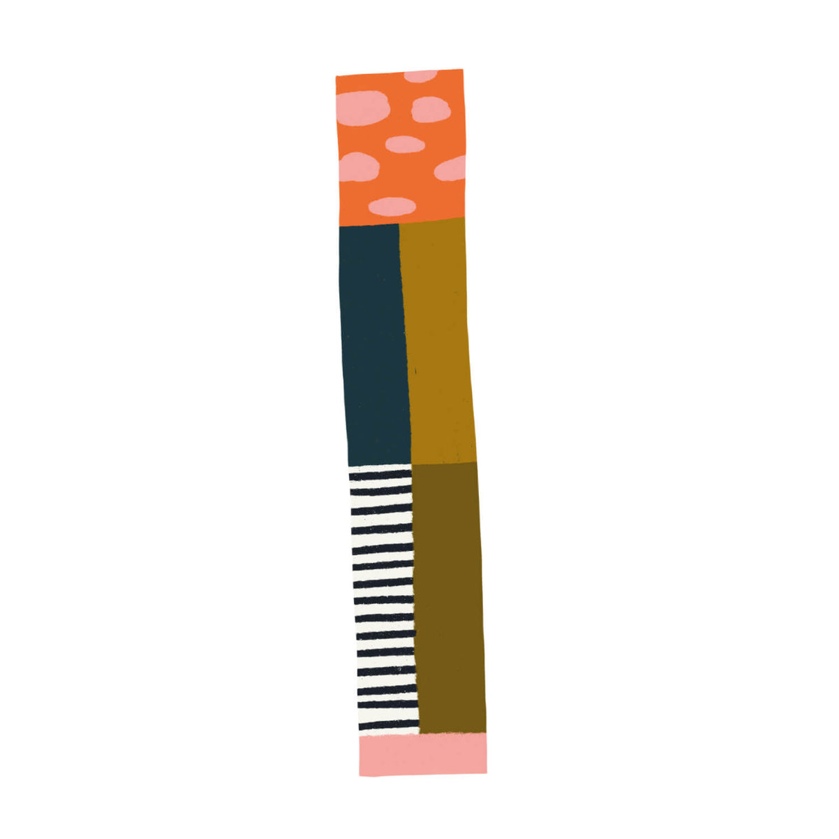 Bügelbuchstabe I – Color & Pattern – Design I3
