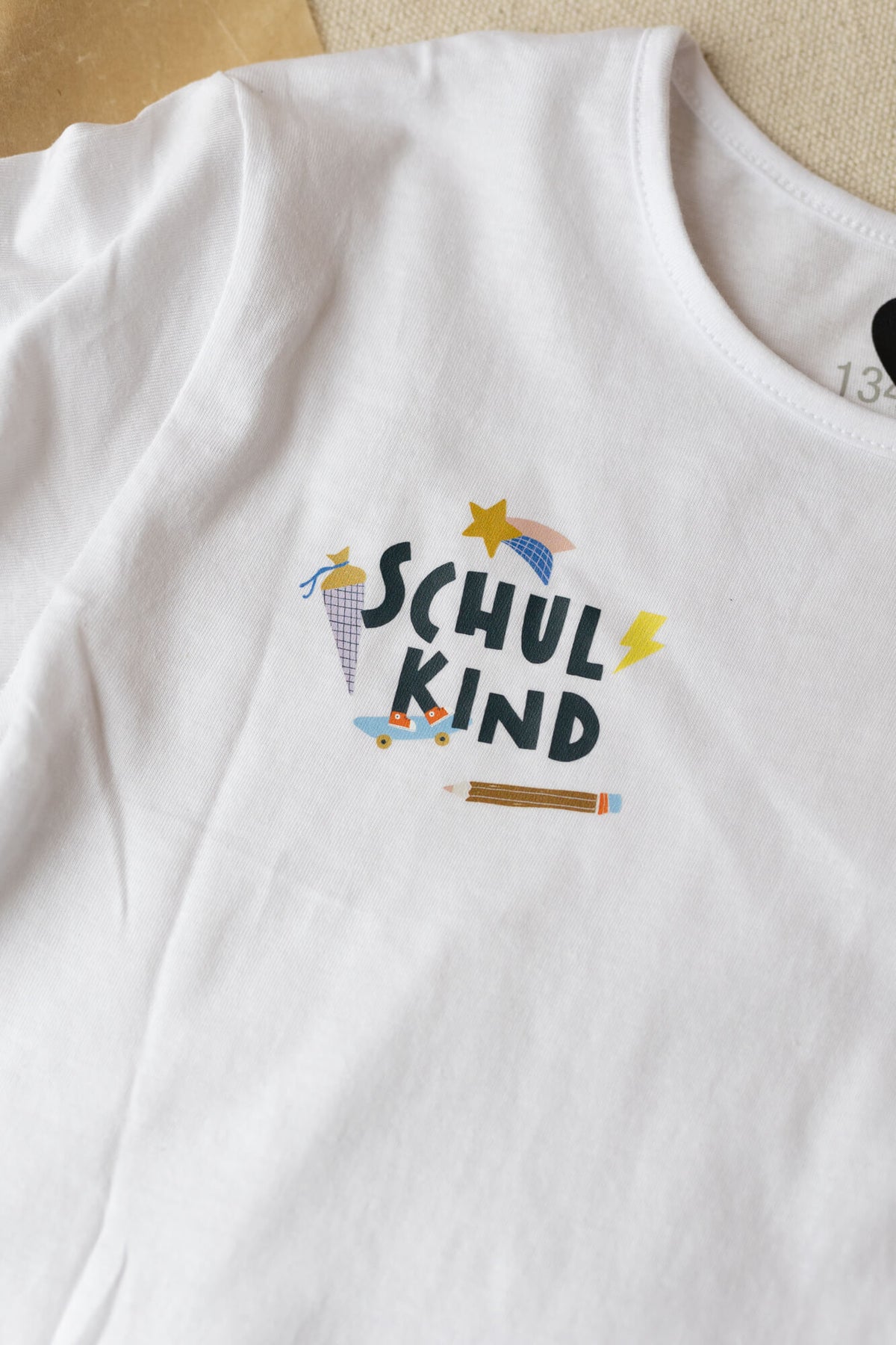Bügelbild - Schulkind Skater