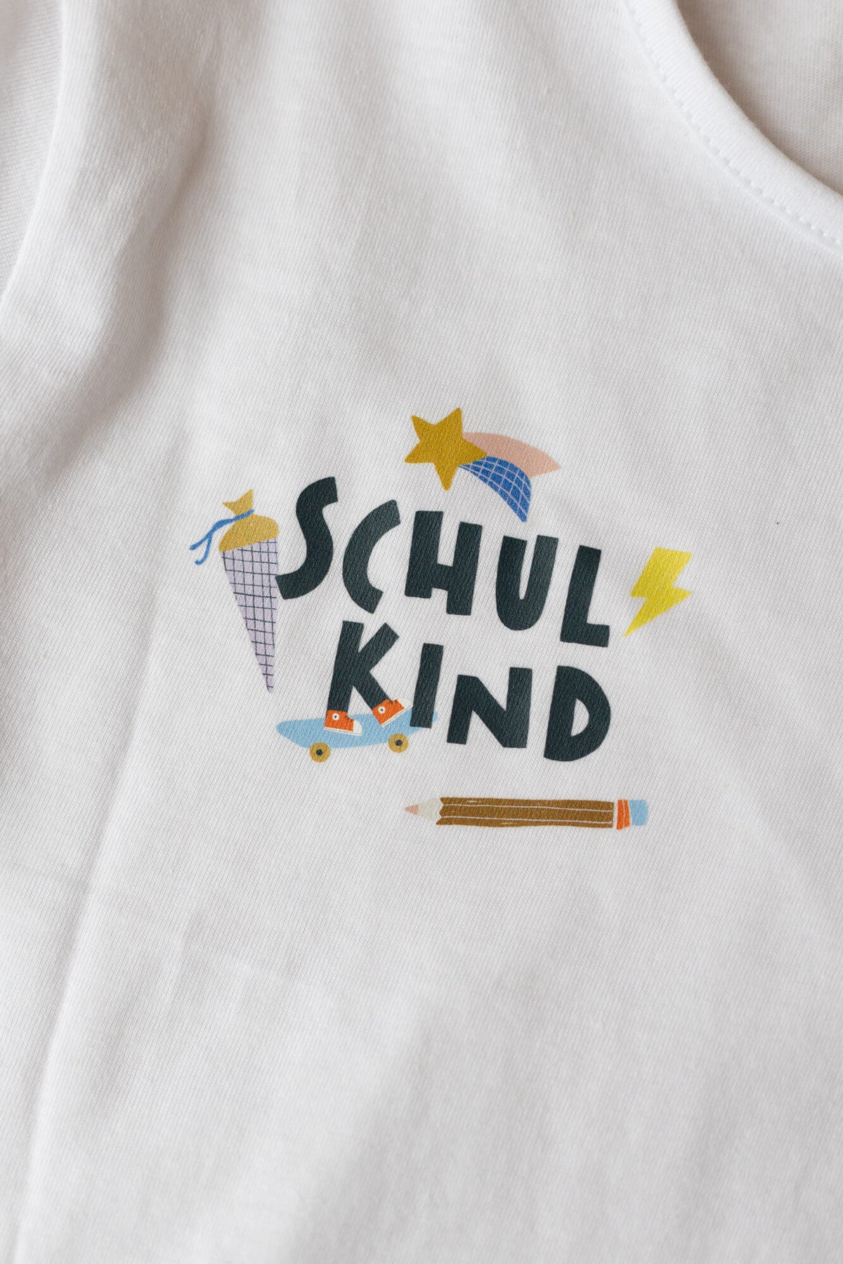 Bügelbild - Schulkind Skater