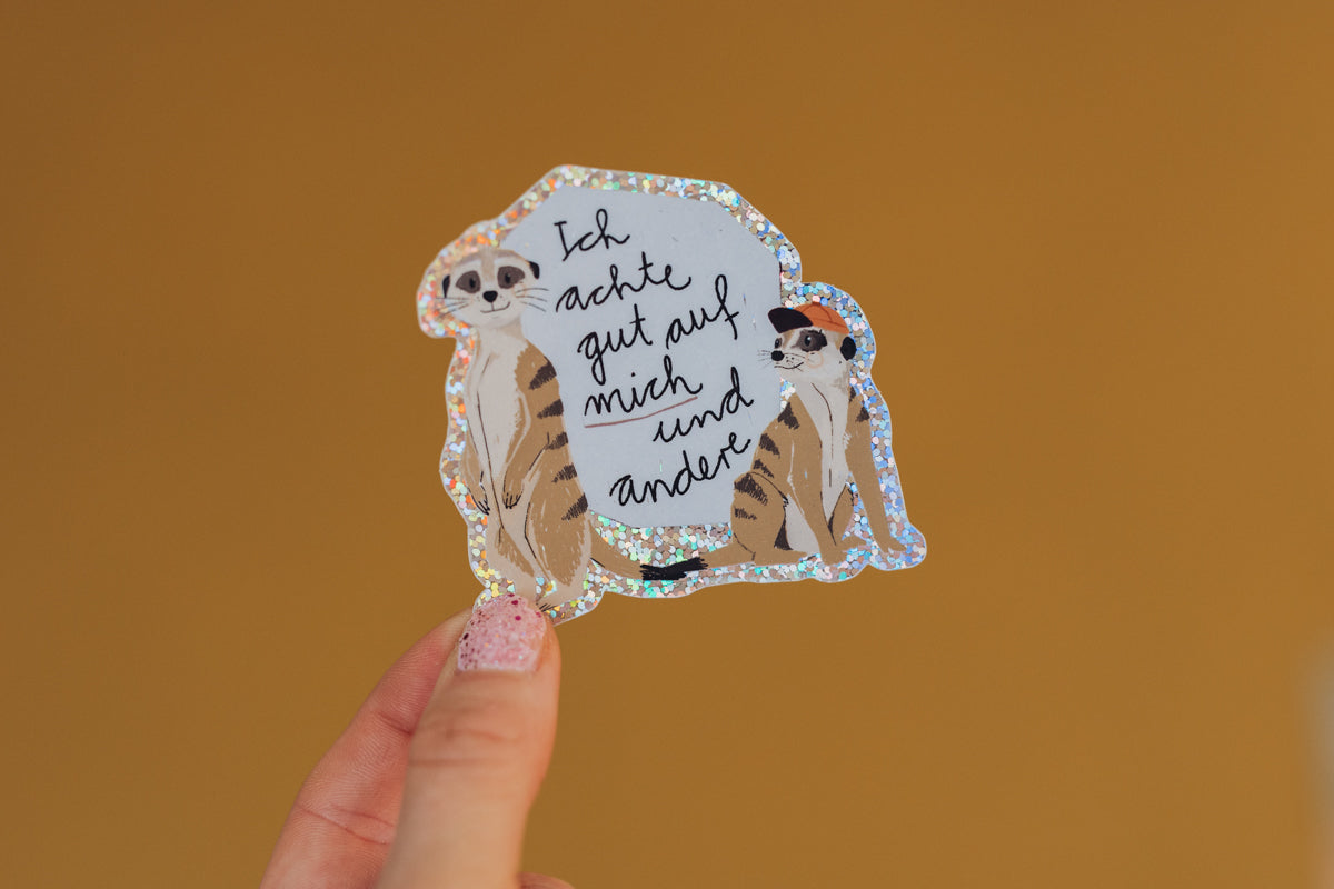 Glitzersticker Set - Einmal Alle - 30 Stck.