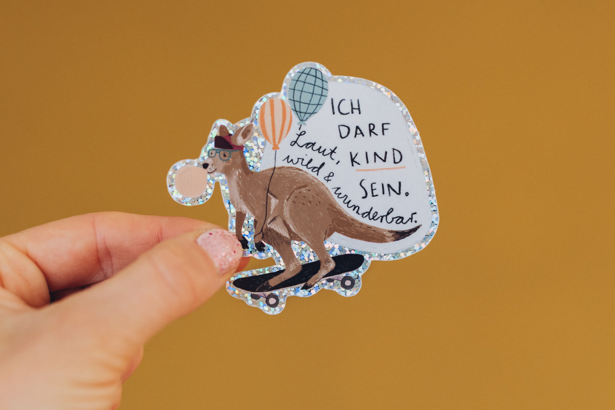 Glitzersticker Set - Einmal Alle - 30 Stck.