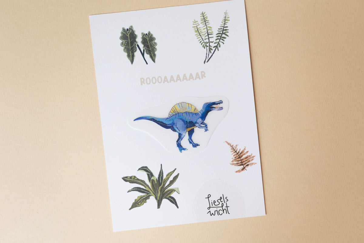 Dino Bügelbild - Spino - klein