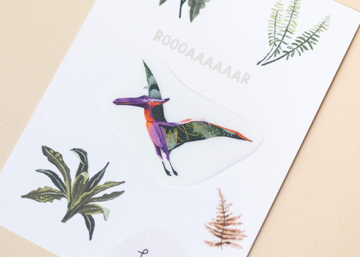 Dino Bügelbild - Pteranodon - klein