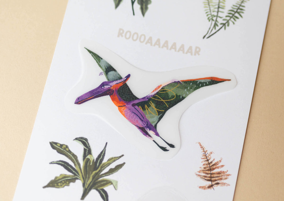 Dino Bügelbild - Pteranodon - groß