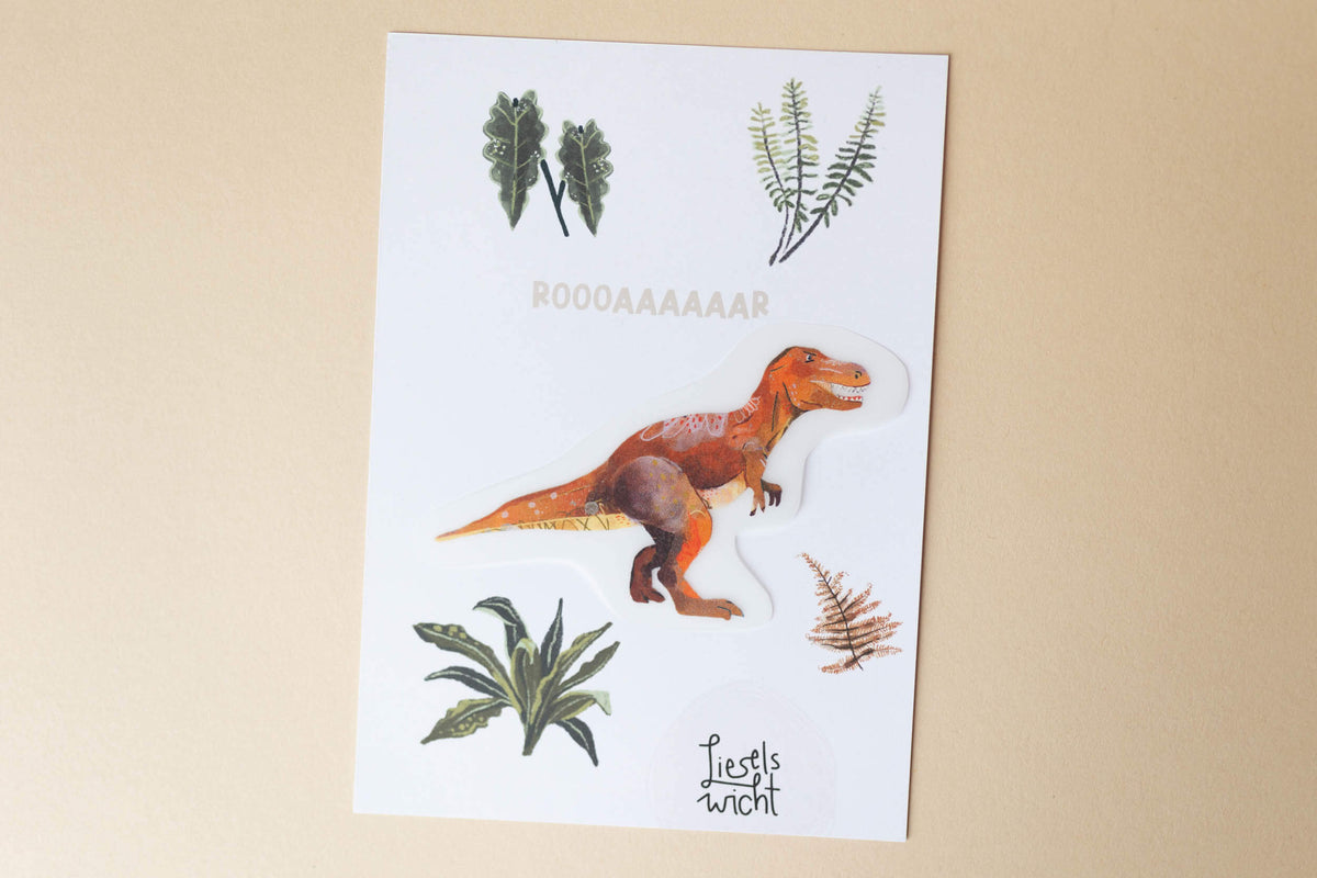 Dino Bügelbild - T-Rex - groß