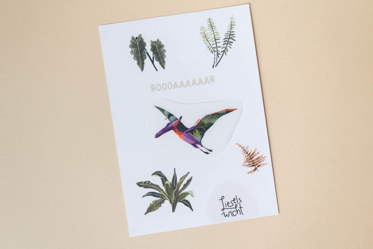 Dino Bügelbild - Pteranodon - klein