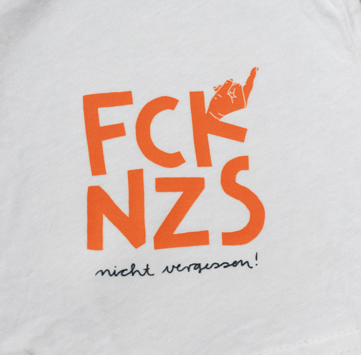 Bügelbild - FCK NZS - rot