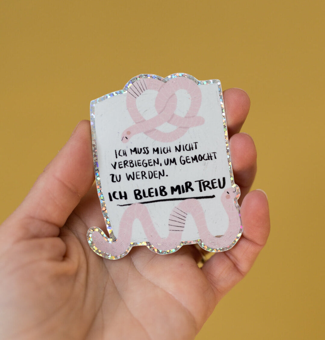 Glitzersticker Set - 5er Bande - 5 Stck. - deine Wahl