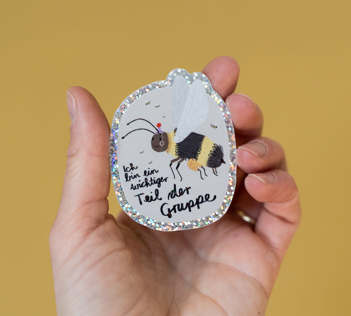 Glitzersticker Set - Einmal Alle - 23 Stck.