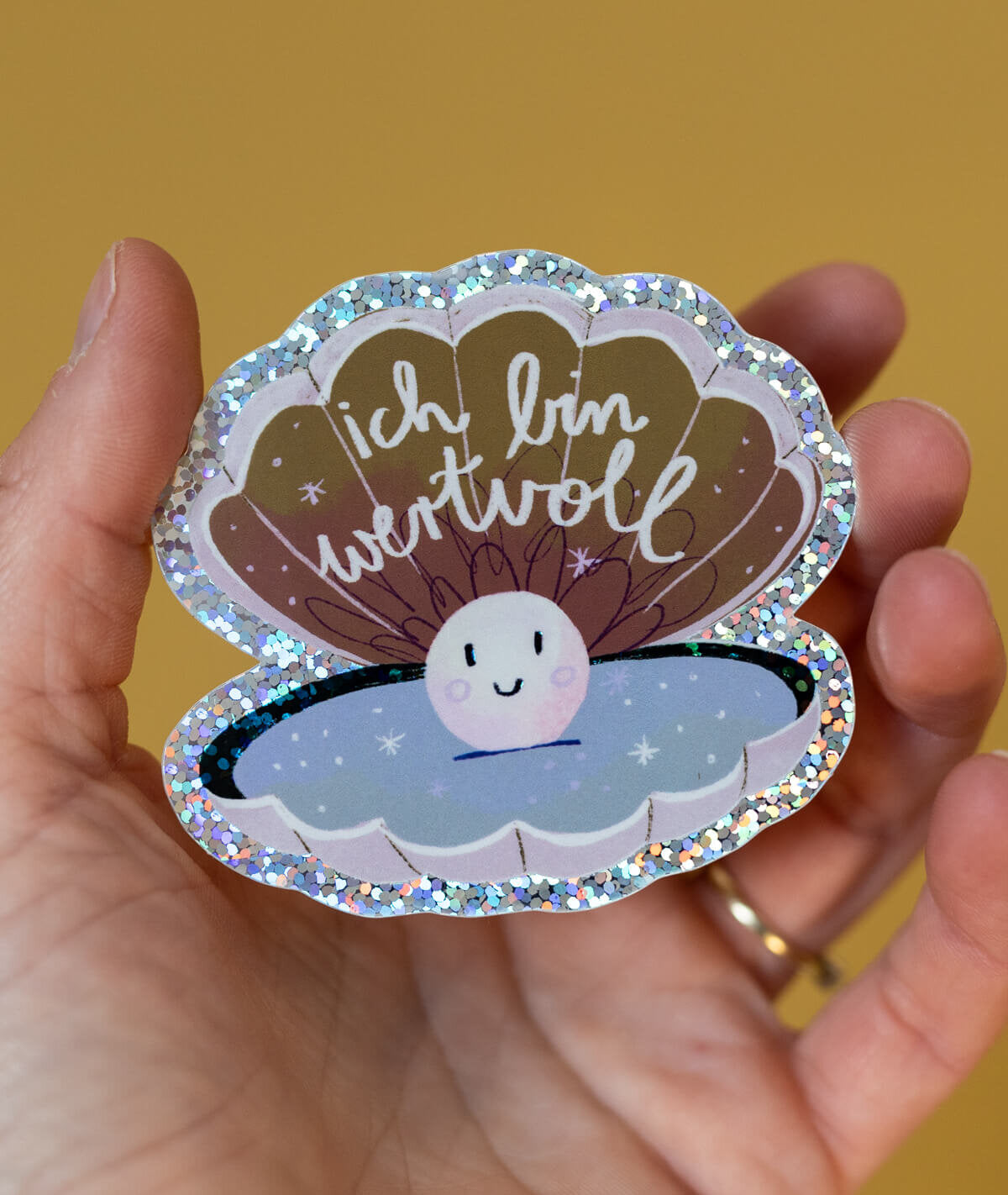 Glitzersticker Set - 10er Bande - 10 Stck. - deine Wahl