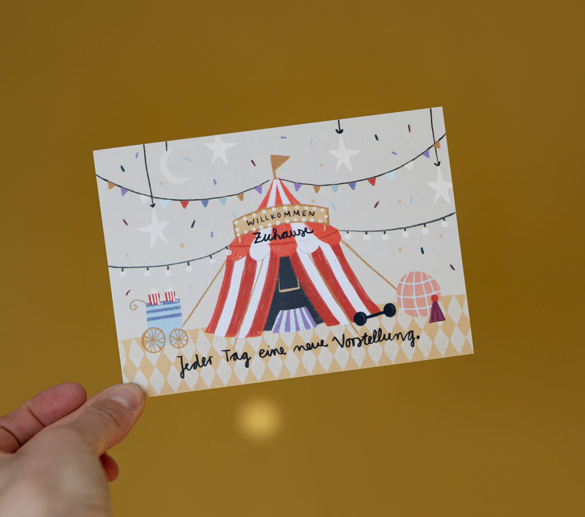 Karte - Zirkus - Alltag