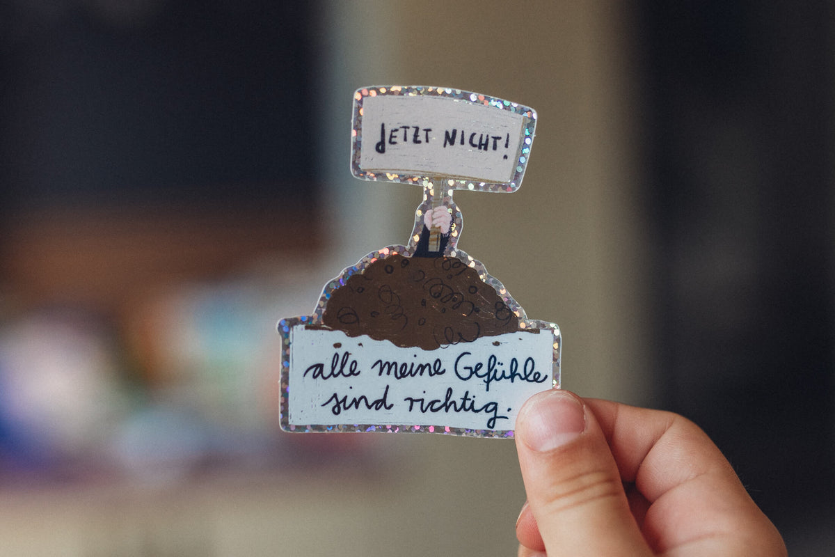 Glitzersticker Set - 10er Bande - 10 Stck. - deine Wahl