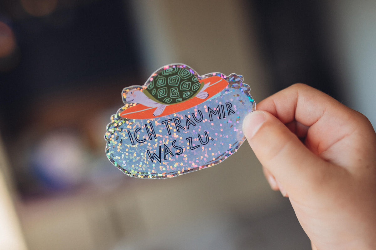 Glitzersticker Set - Einmal Alle - 23 Stck.