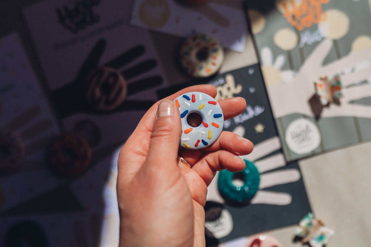 Eine Handvoll Wunder - Donut Streusel - Handschmeichler aus Keramik