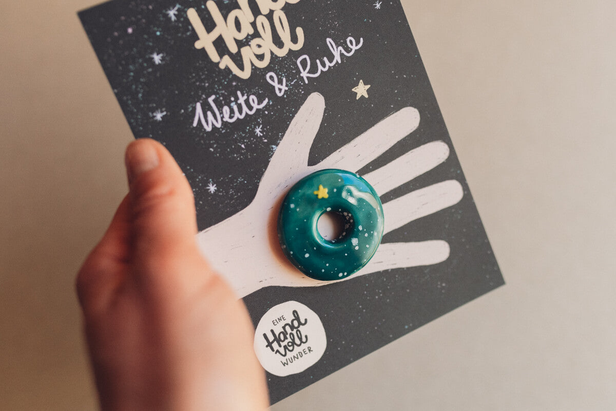 Eine Handvoll Wunder - Galaxie - Handschmeichler aus Keramik
