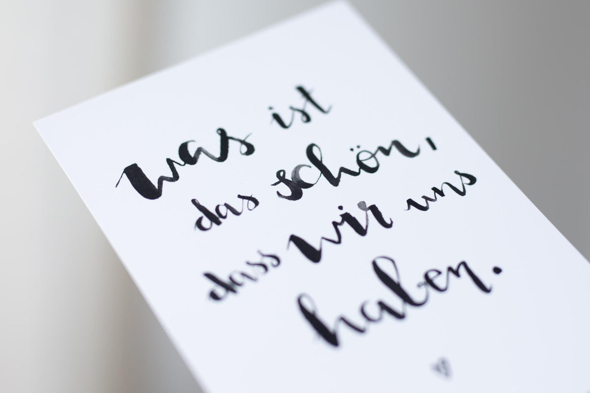 Karte - was ist das schön