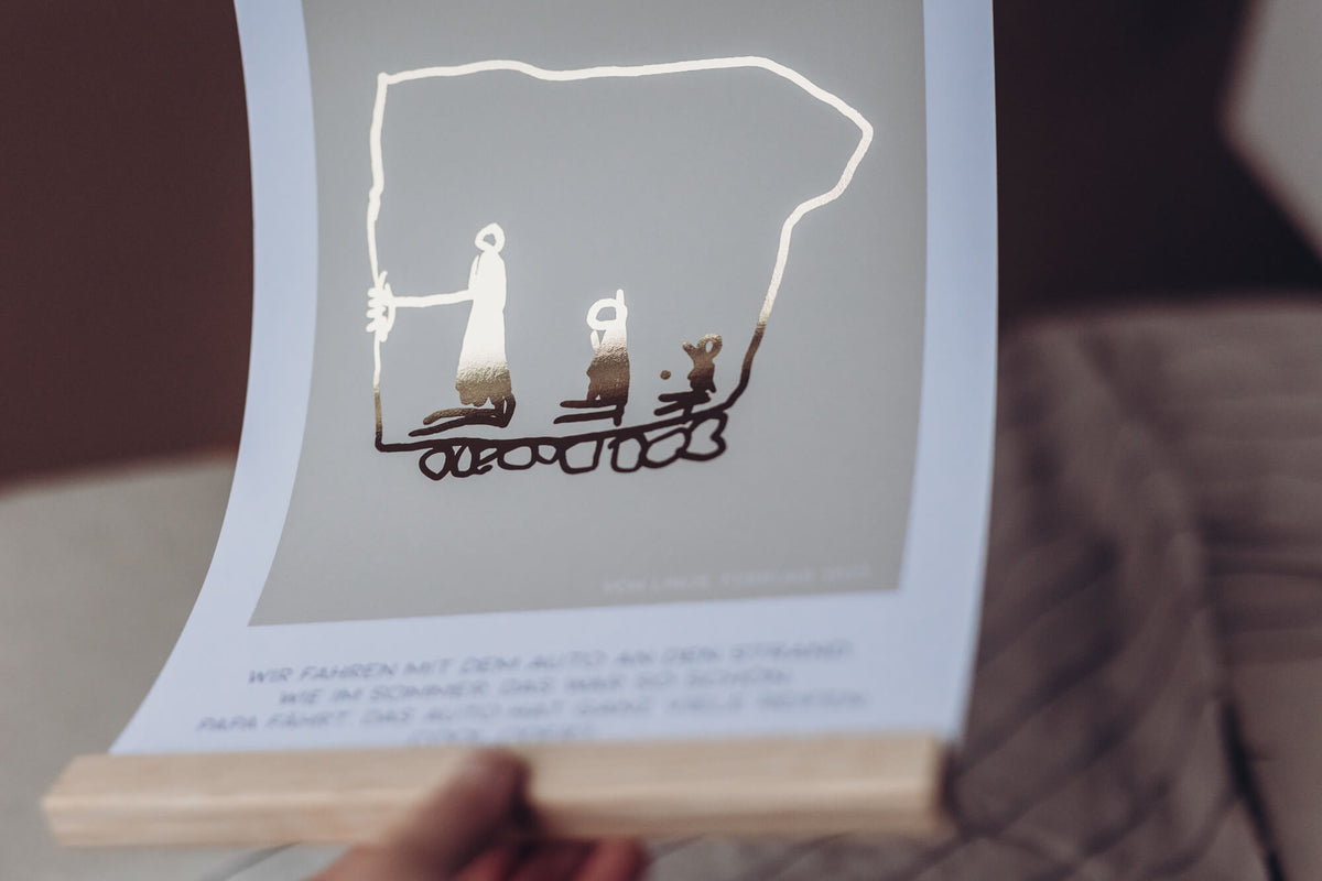 Kinderkunst Gold - A4