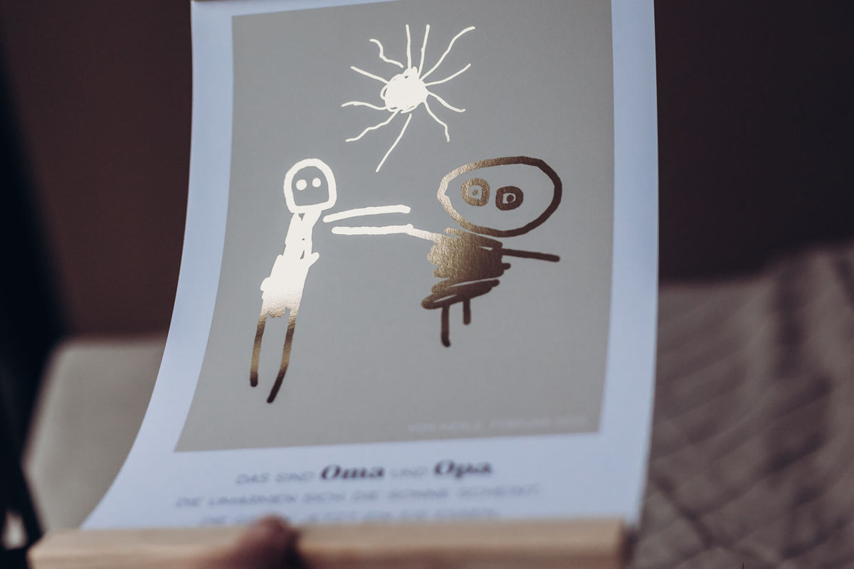 Kinderkunst Gold - A4