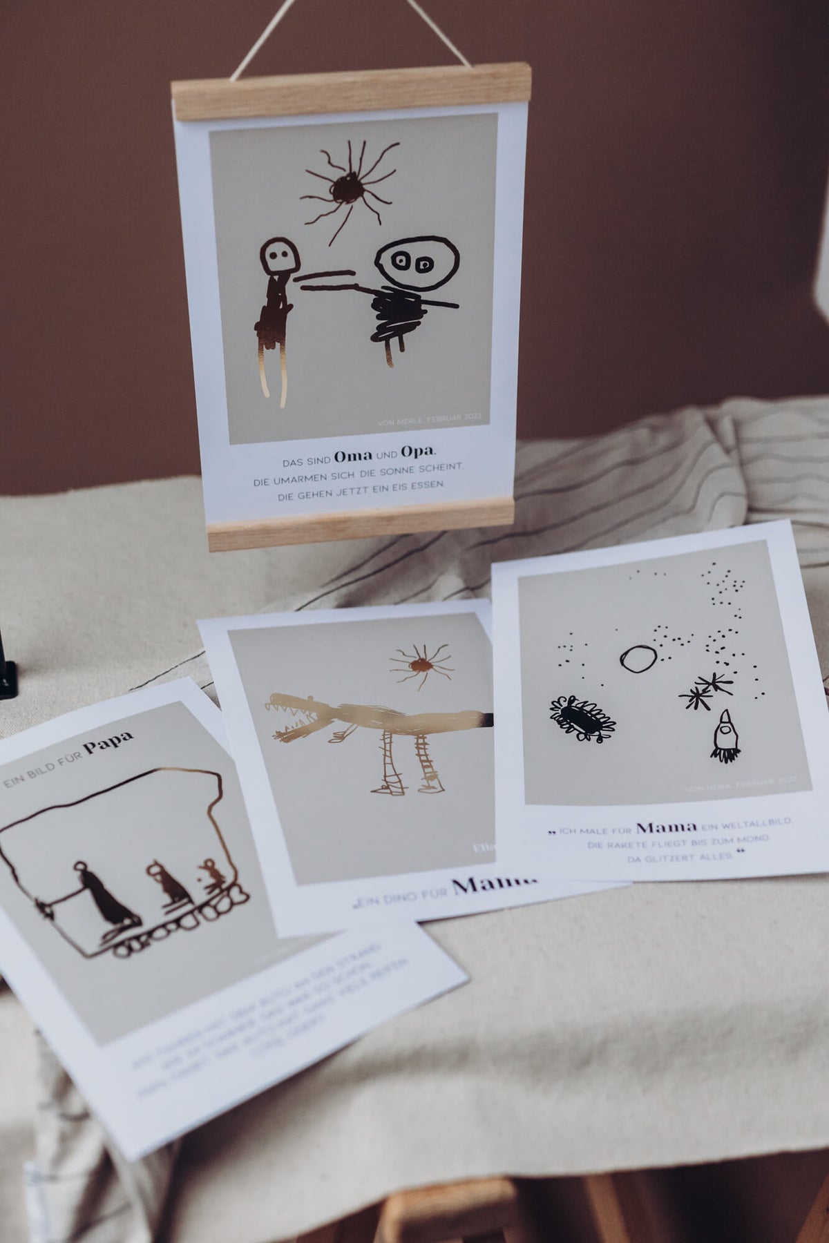 Kinderkunst Gold - A4