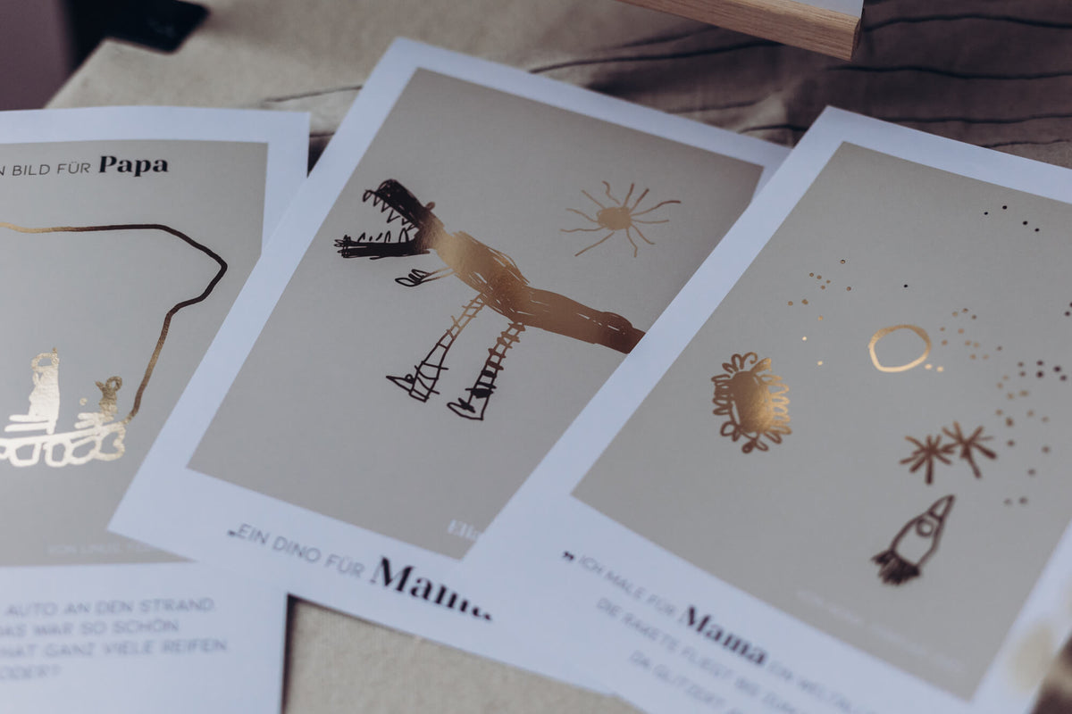 Kinderkunst Gold - A4