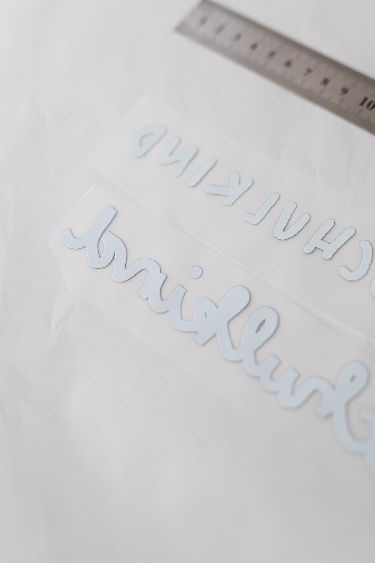 Bügelbild - Schulkind Schriftzug - handwritten