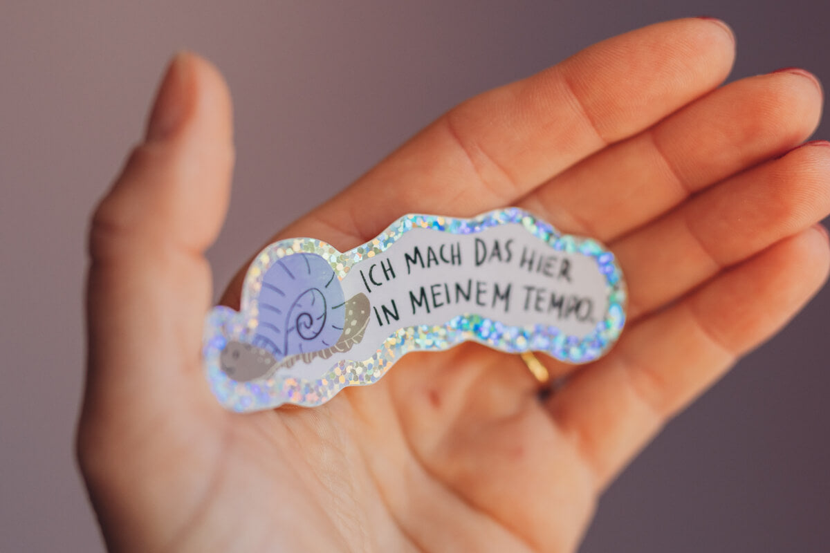 Glitzersticker Set - 10er Bande - 10 Stck. - deine Wahl