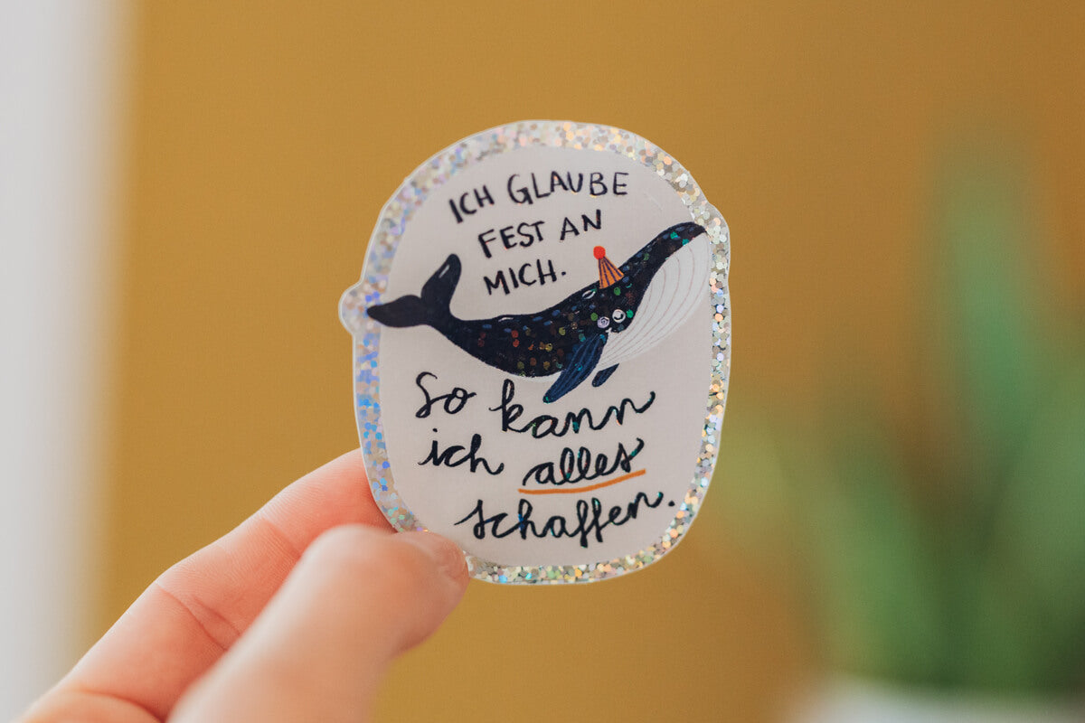 Glitzersticker Set - Einmal Alle - 23 Stck.