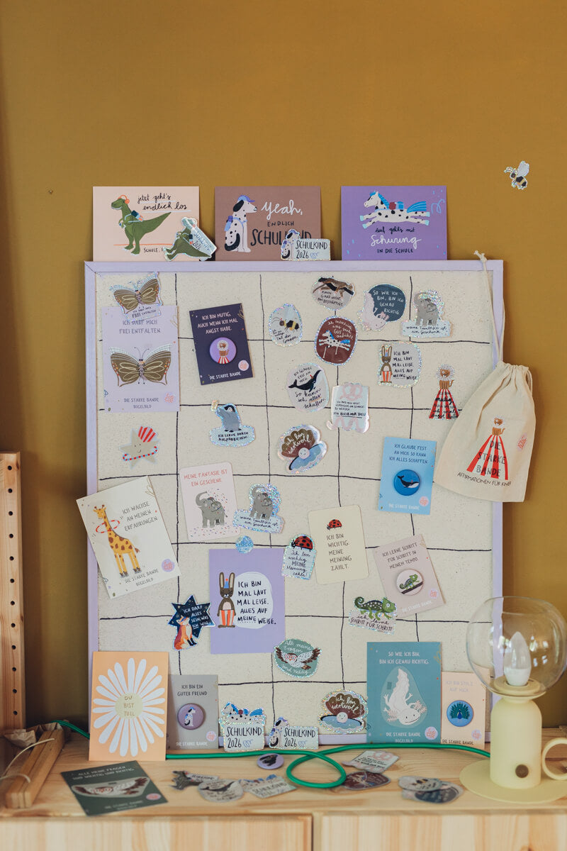 Glitzersticker - Fuchs - Ich darf alles sein