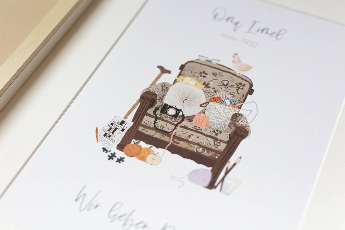 Oma und Opa - Wimmelbild