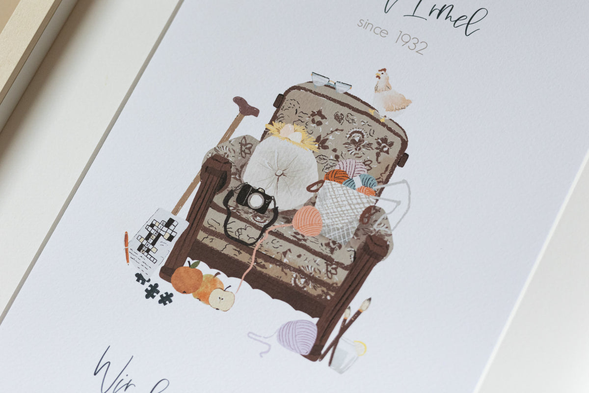 Oma und Opa - Wimmelbild