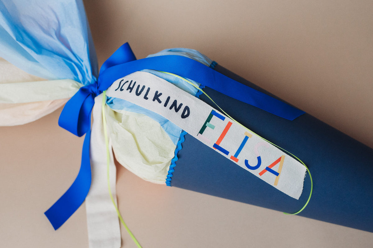 Bänder für Schultüte - personalisiert