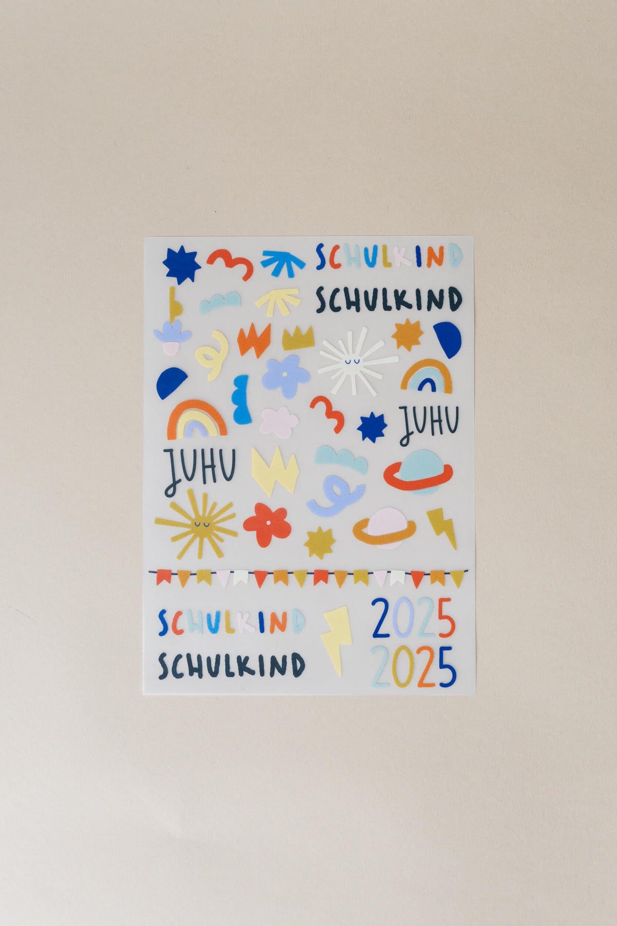 Bügelbilder - Schulkindsocken - Woogie