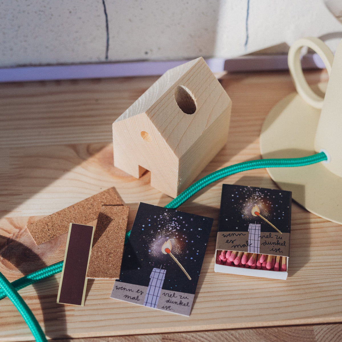 Streichholzhäuschen DIY Set - zum Selbstanmalen