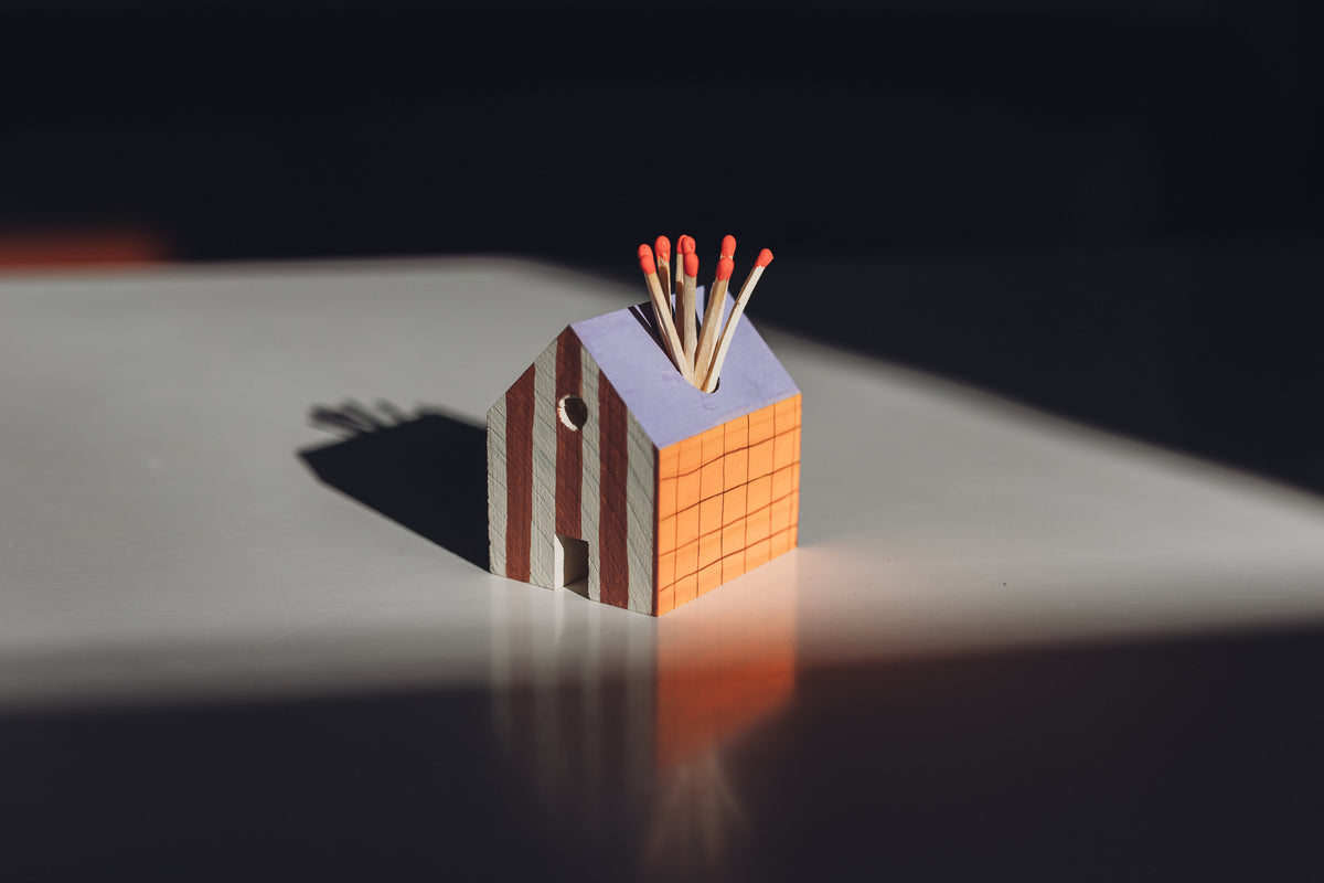 Streichholzhäuschen DIY Set - zum Selbstanmalen