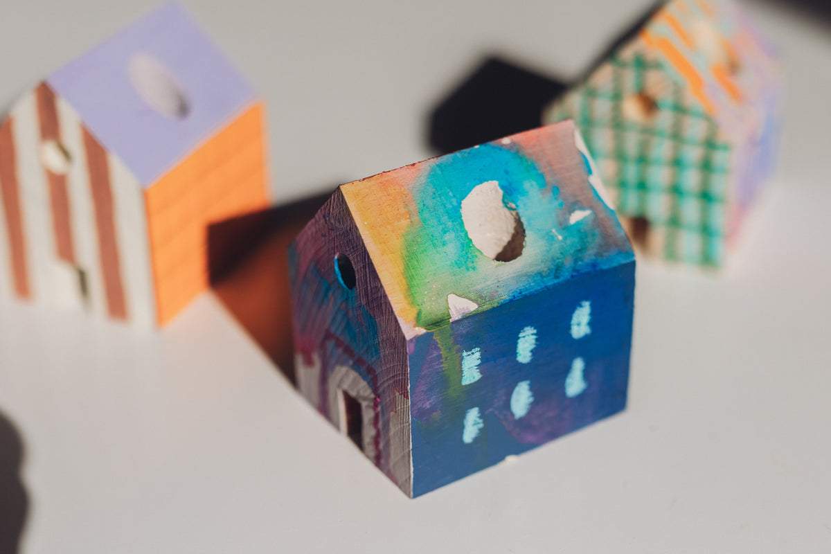 Streichholzhäuschen DIY Set - zum Selbstanmalen
