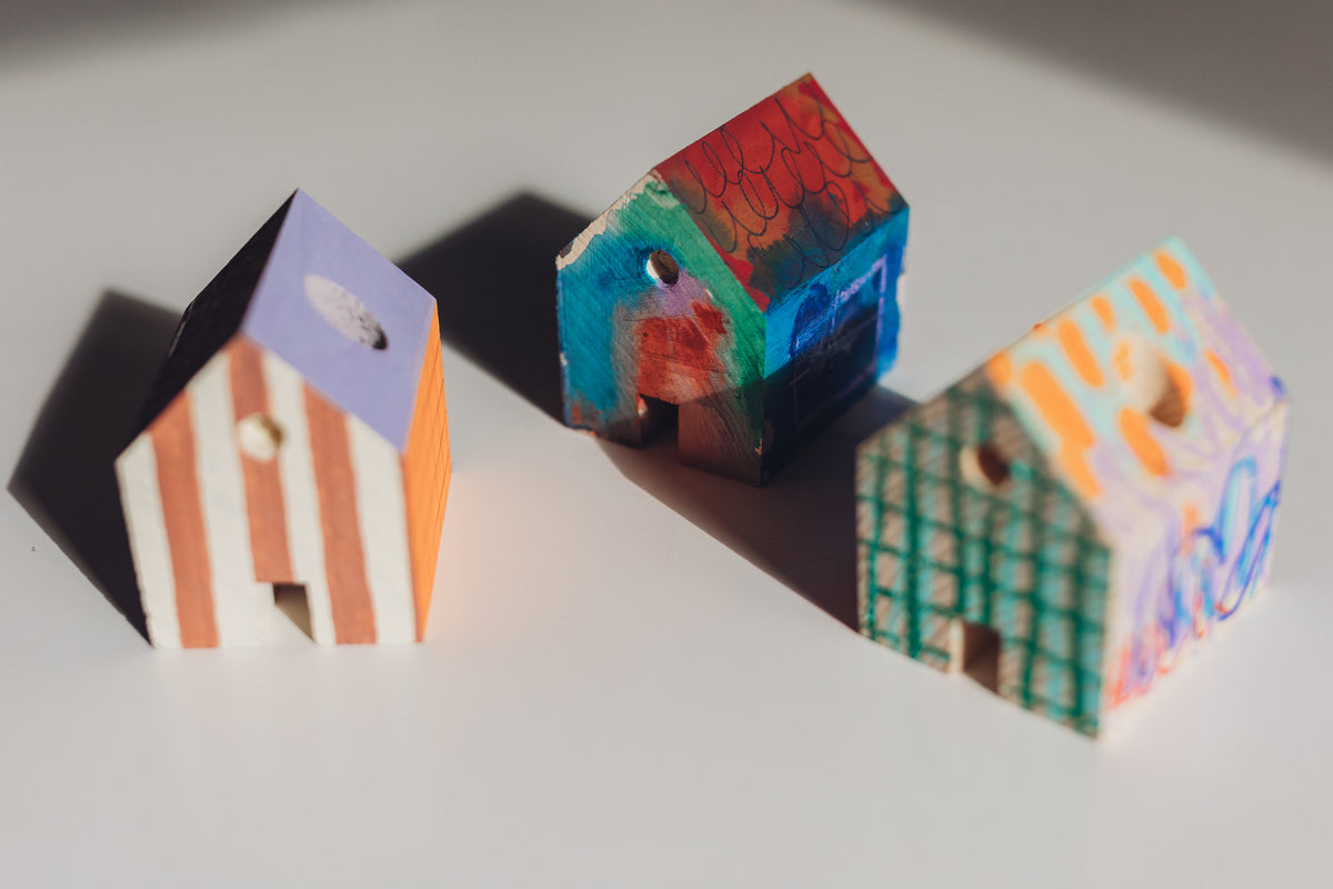 Streichholzhäuschen DIY Set - zum Selbstanmalen