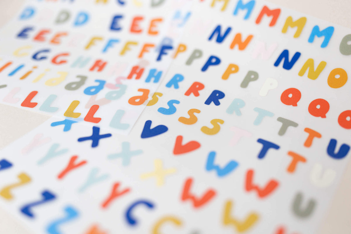 Bügelbuchstaben Kreativset - Woogie + Motivbogen