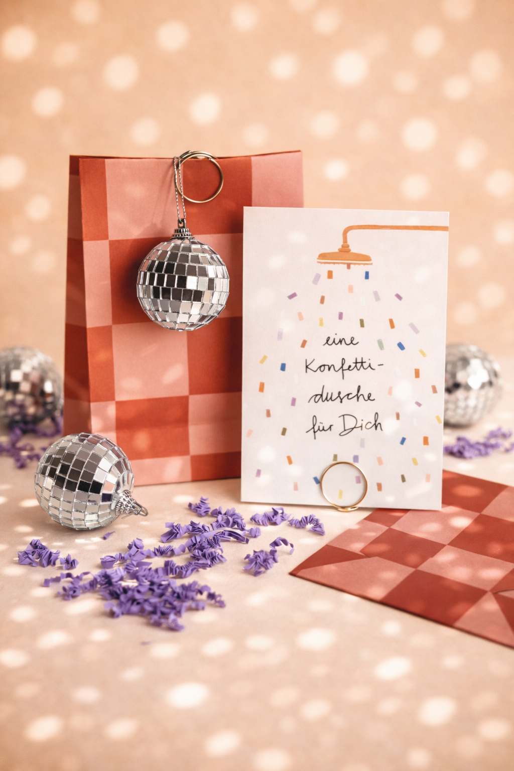 Geschenkeset – Konfettidusche