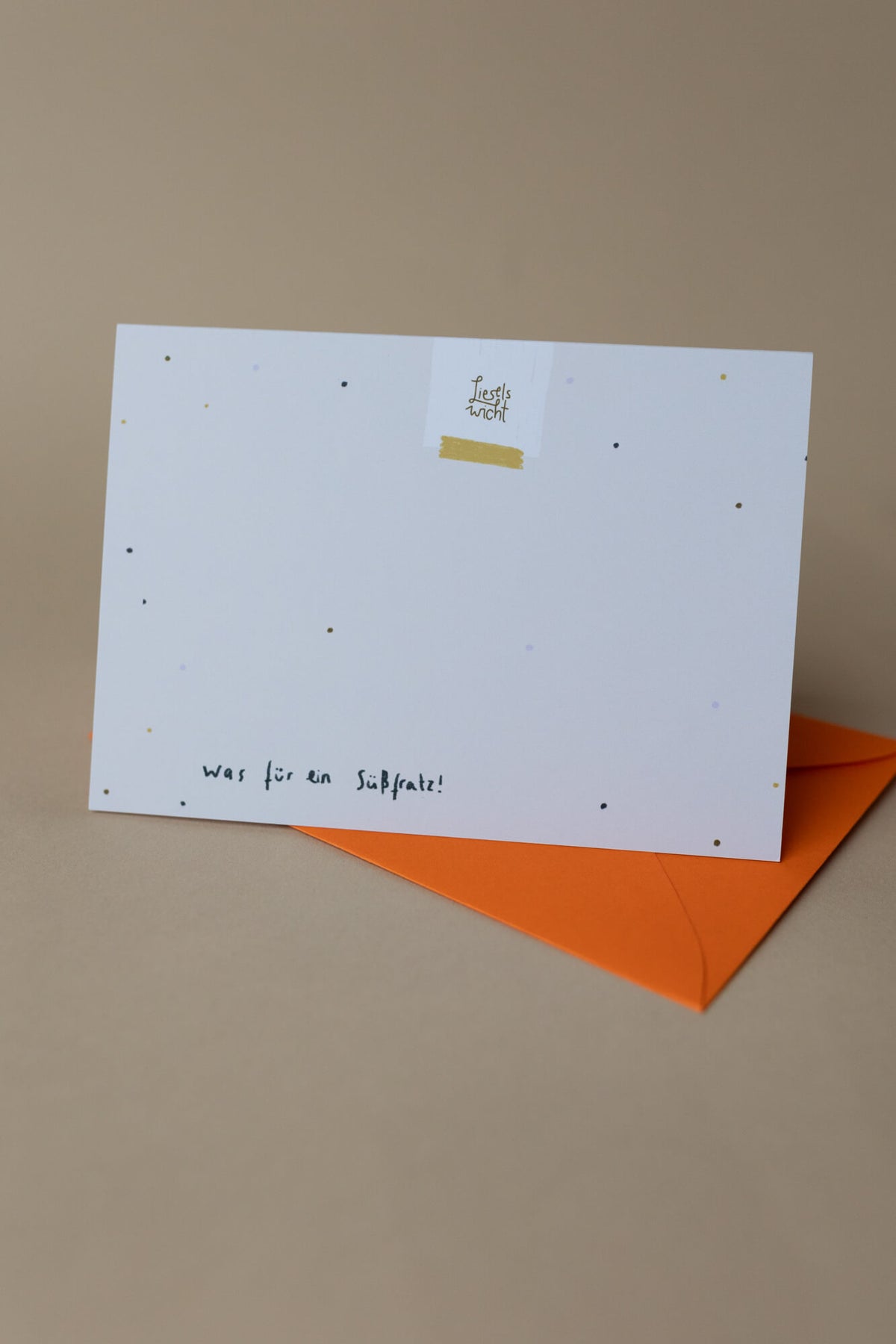 Klappkarte - Willkommen