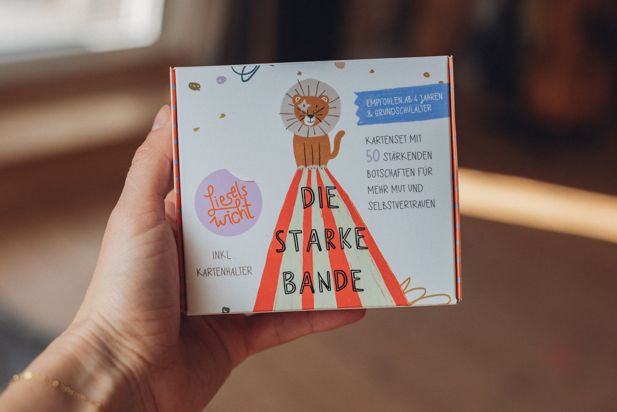 Affirmationskarten für Kinder - 50 stärkende Botschaften - Die starke Bande