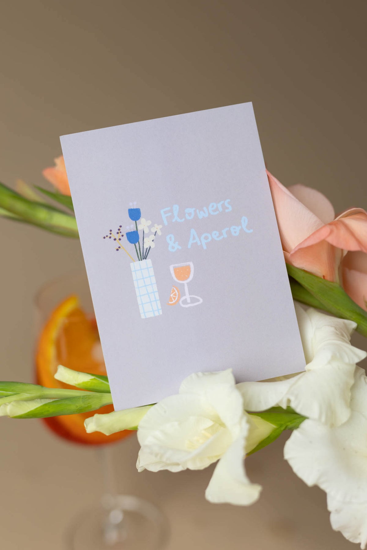 Karte - Flowers & Aperol