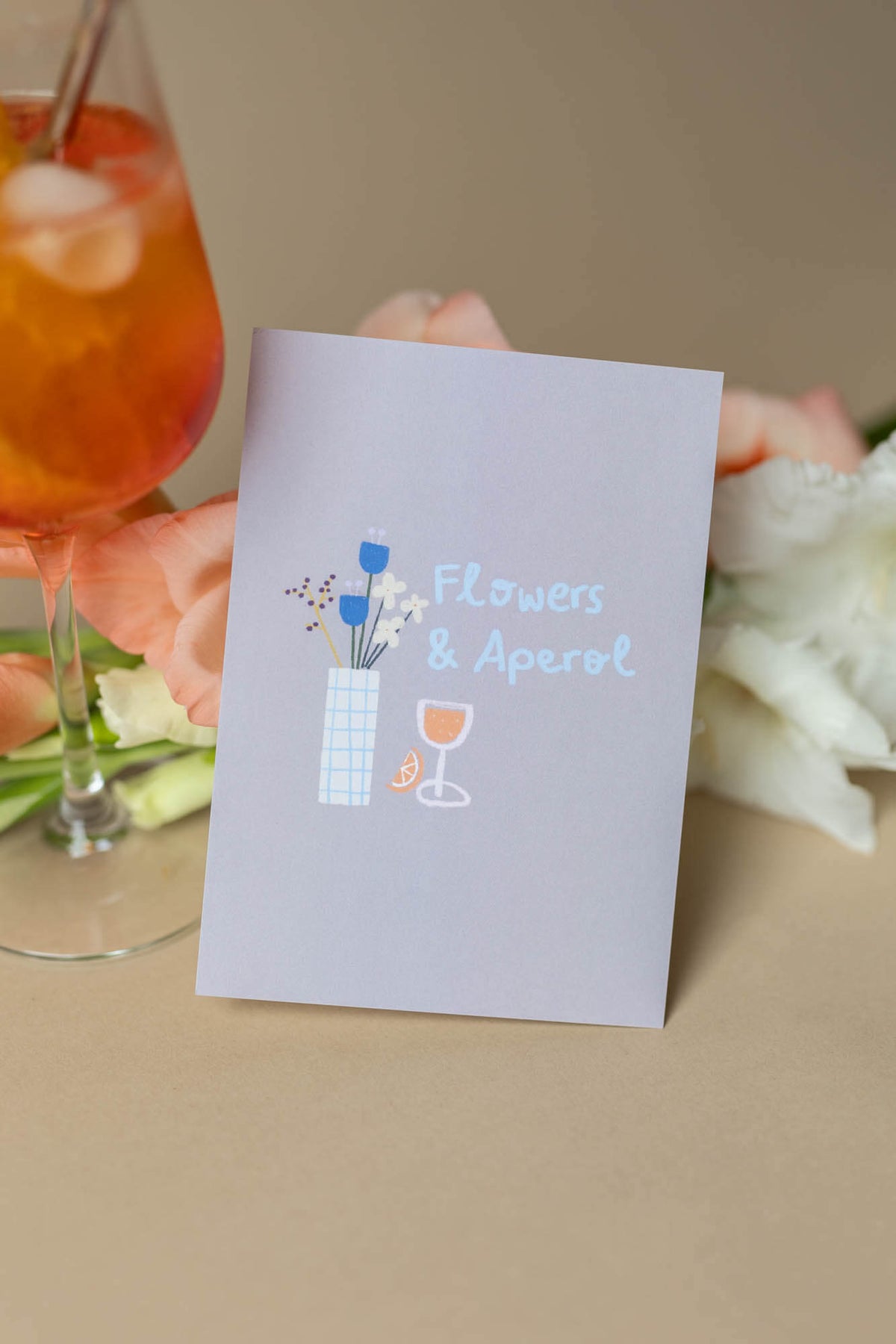 Flowers & - 3er Kartenset - deine Wahl