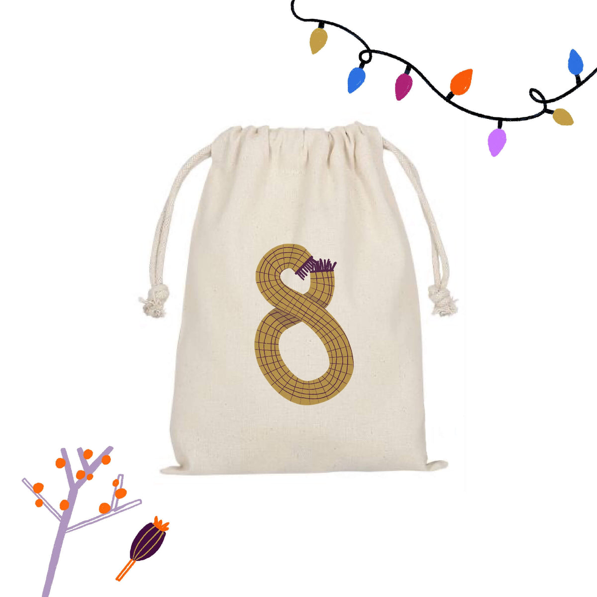 Bügelbilderset für den Adventskalender - mini