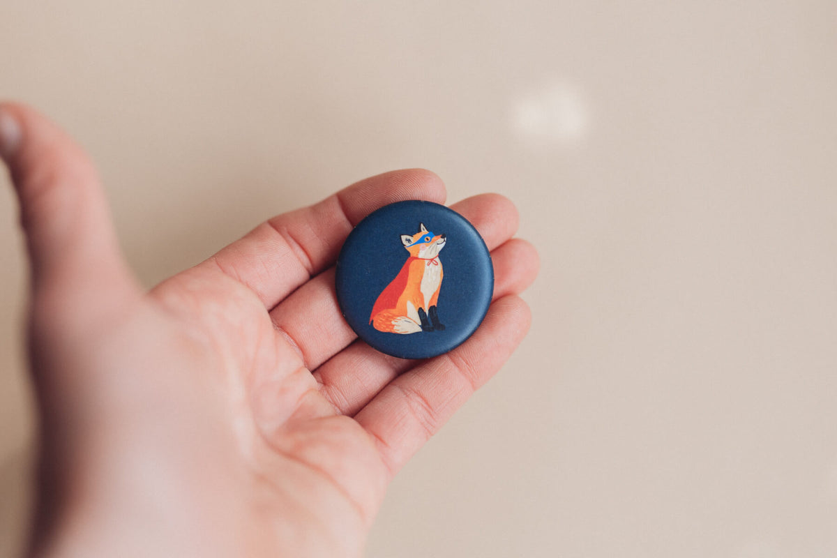 Button mit Affirmation - Fuchs - Ich darf alles sein - die starke Bande